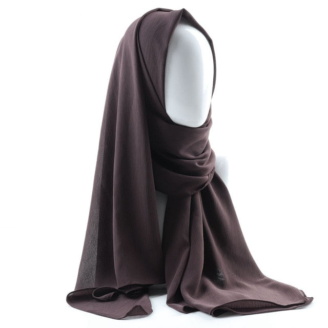 Crepe Chiffon Hijab (26 colors)