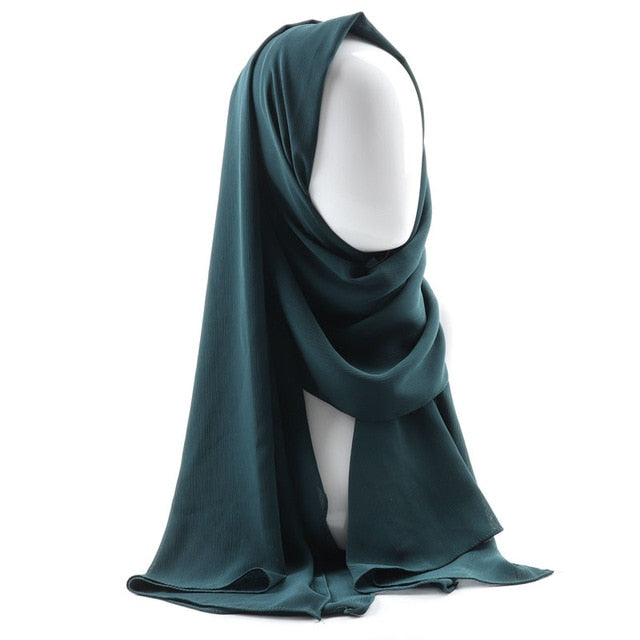 Crepe Chiffon Hijab (26 colors)