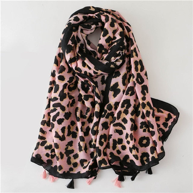 Leopard Hijab(13 colors)