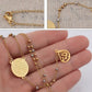 Allah Pendant Mixed color bead Necklace