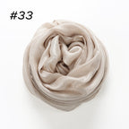 Linen Silk Hijab (30 Colors)