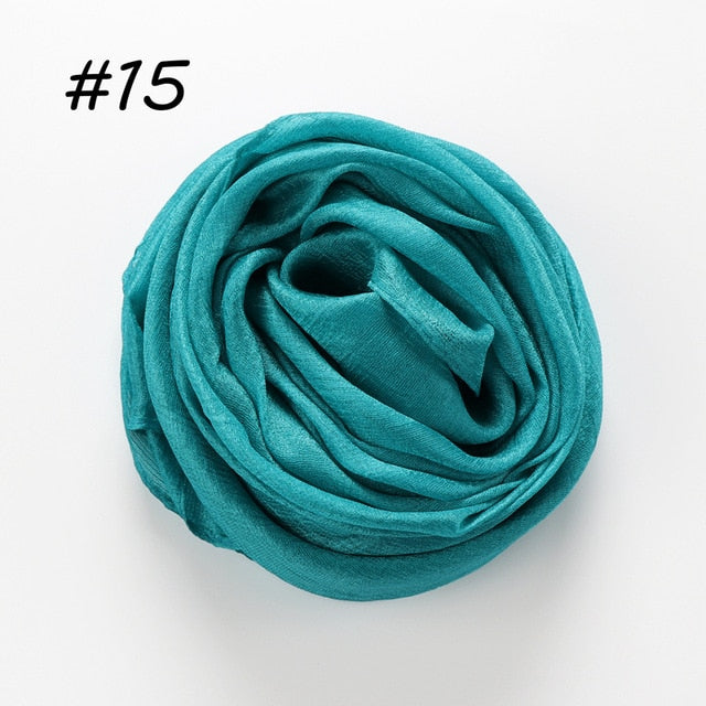 Linen Silk Hijab (30 Colors)