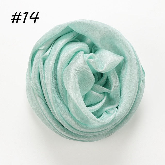 Linen Silk Hijab (30 Colors)
