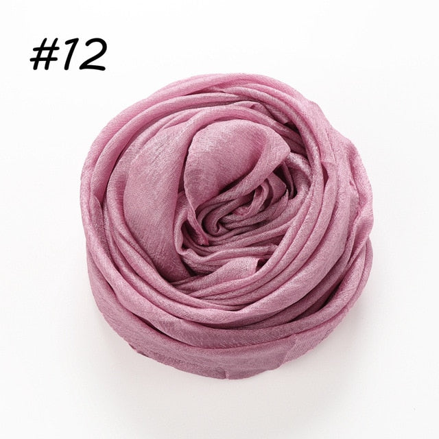 Linen Silk Hijab (30 Colors)