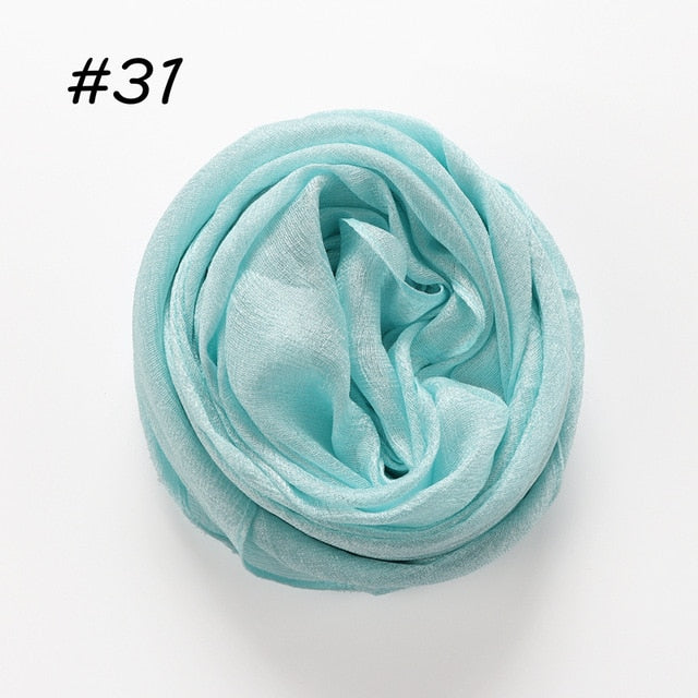 Linen Silk Hijab (30 Colors)
