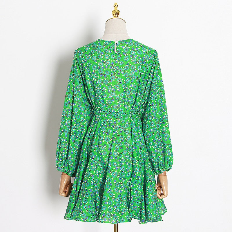 Floret ruffled tunic (2 colors)