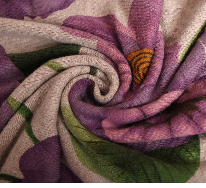 Wild flower Knit dress