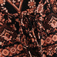 Ethnic floral print long dress