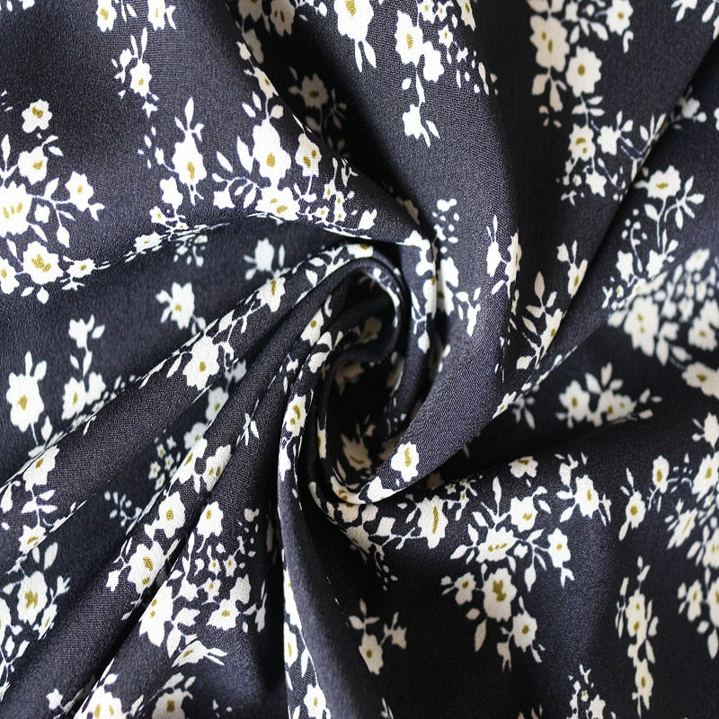 Floral Print Long dress (2 Colors)