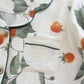 Orange blossom cotton crepe PJ set